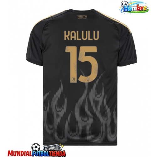 Camiseta Juventus Pierre Kalulu #15 Tercera Equipación Replica 2026-27 mangas cortas